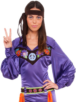Seventies Babe Hippie Costume for Adults
