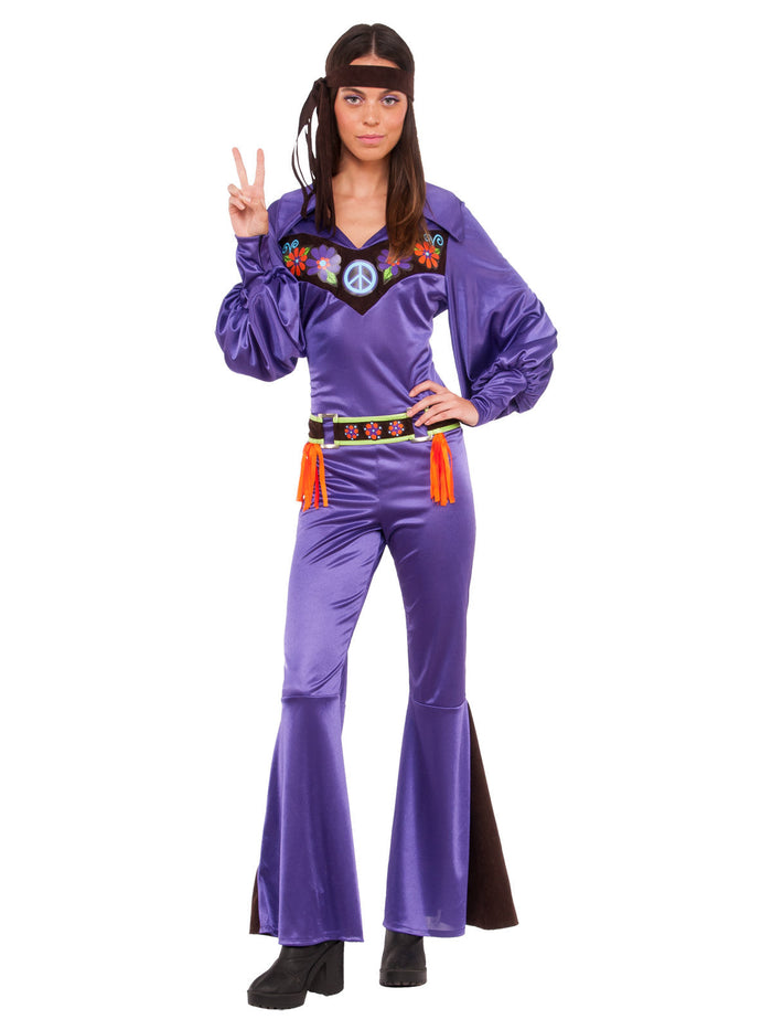 Seventies Babe Hippie Costume for Adults