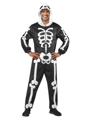 Skeleton Onesie Costume for Adults