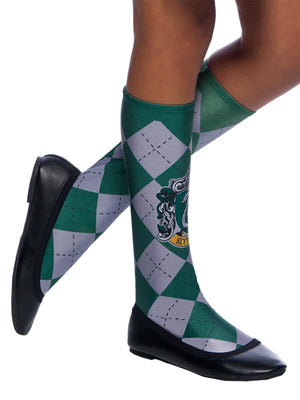 Slytherin Costume Socks for Kids & Adults - Warner Bros Harry Potter