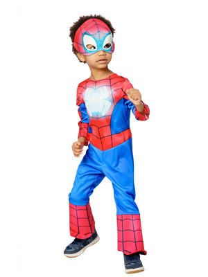 Spidey Deluxe Glow in the Dark Costume for Toddlers - Marvel Spidey & His Amazing Friends
