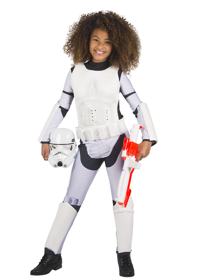 Stormtrooper Girls Jumpsuit Costume for Kids - Disney Star Wars