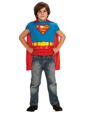 Superman Deluxe Muscle Chest Top for Kids - Warner Bros Man of Steel