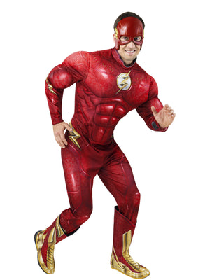 The Flash Deluxe Costume for Adults - Warner Bros The Flash