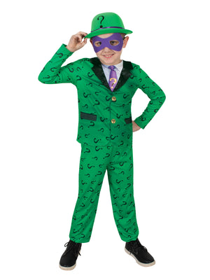 The Riddler Deluxe Costume for Kids - Warner Bros DC Comics