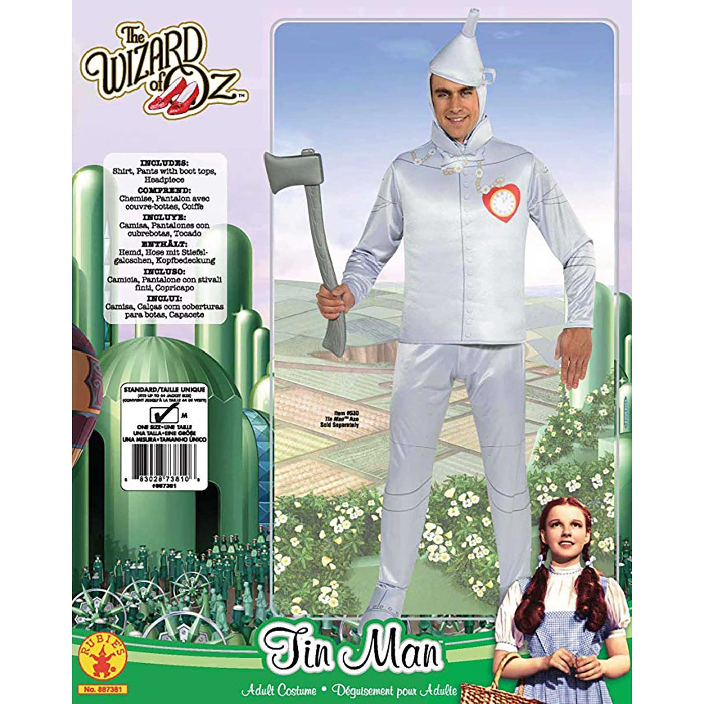 Tin Man Costume for Adults - The Wizard of Oz | Costume World NZ
