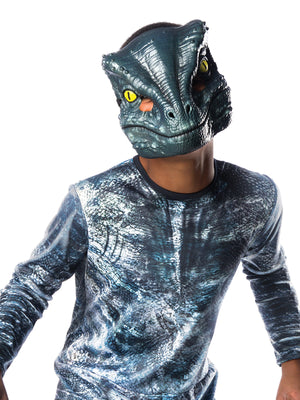 Velociraptor 'Blue' Deluxe Lenticular Costume for Kids - Jurassic World Dominion