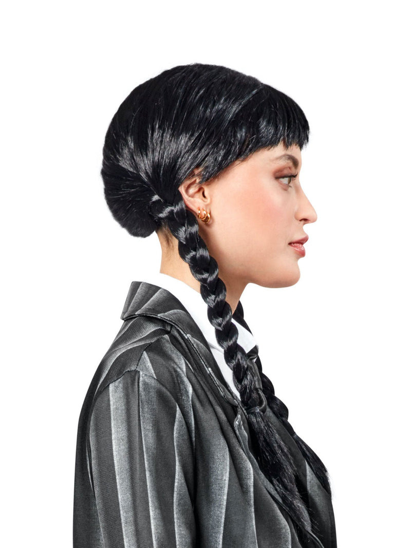 Wednesday Addams Wig for Adults - Wednesday (Netflix) | Costume World NZ