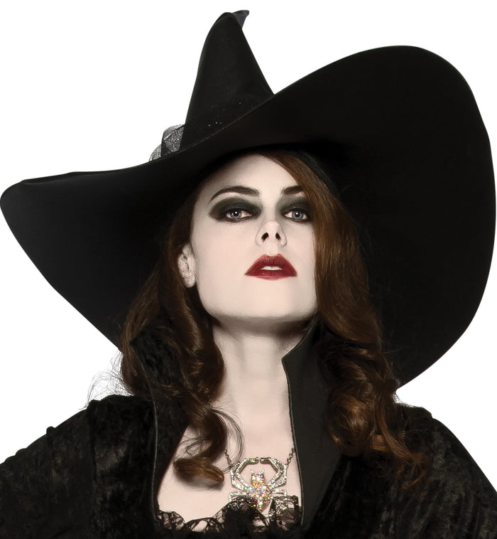 Wide Brim Witch Hat for Adults