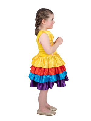 Wiggles Ballerina Multi-Coloured Dress Costume for Kids - The Wiggles