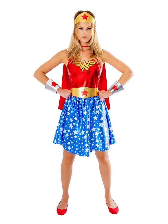 Wonder Woman Deluxe Costume for Adults - Warner Bros DC Comics