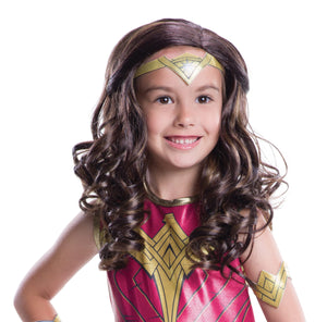 Wonder Woman Wig for Kids - Warner Bros Justice League