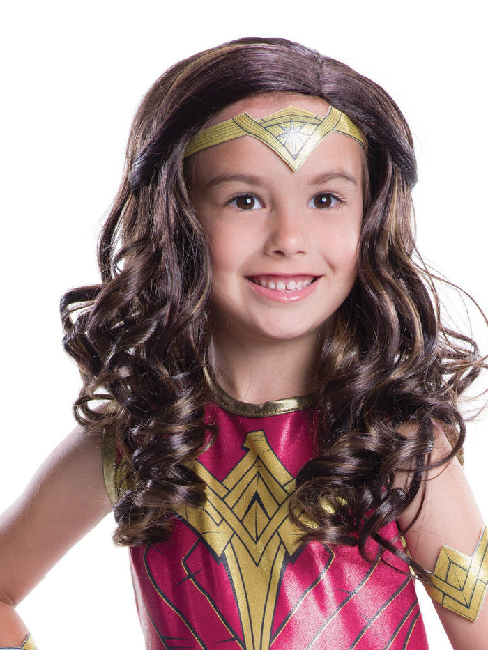 Wonder Woman Wig for Kids - Warner Bros Justice League