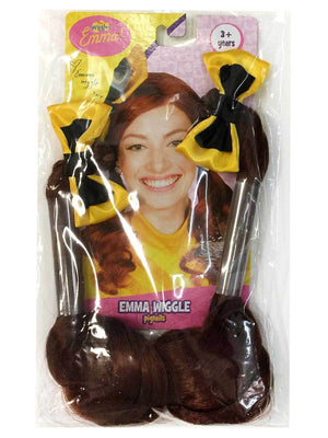 Yellow Emma Wiggle Pigtails With Bows - The Wiggles