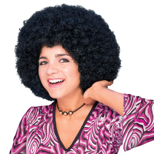 Buy Afro Black Wig for Adults from Costume World