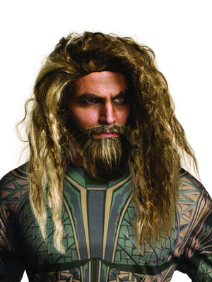 Buy Aquaman Beard and Wig Set for Adults - Warner Bros Aquaman from Costume World