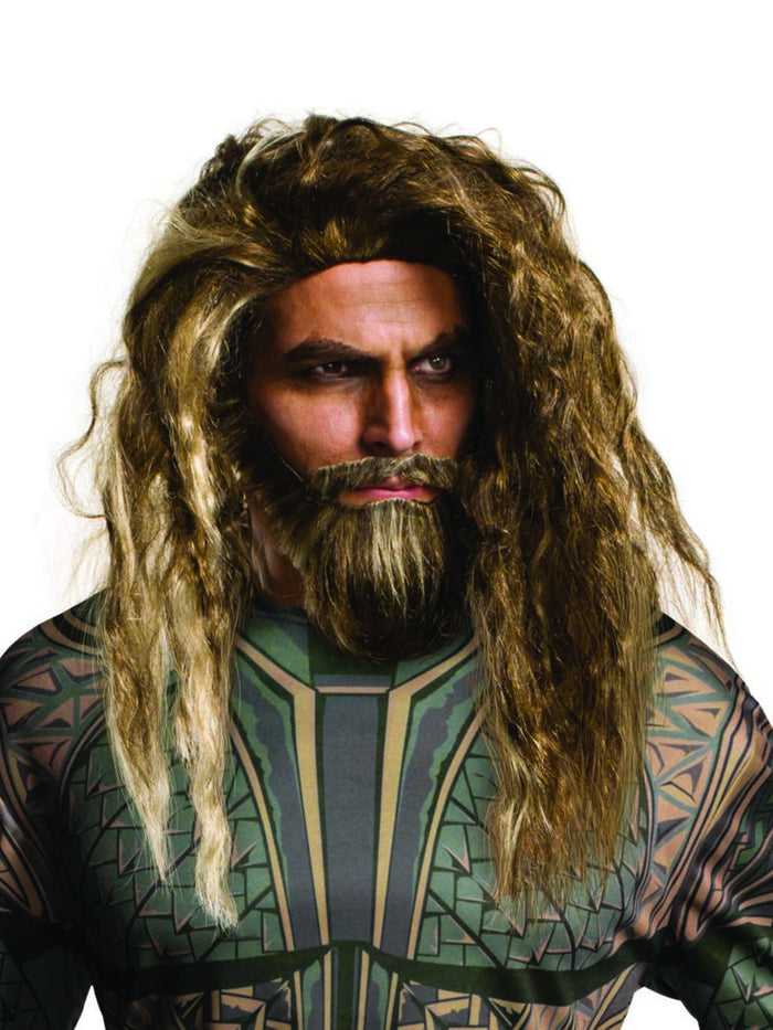Aquaman Beard and Wig Set for Adults - Warner Bros Aquaman