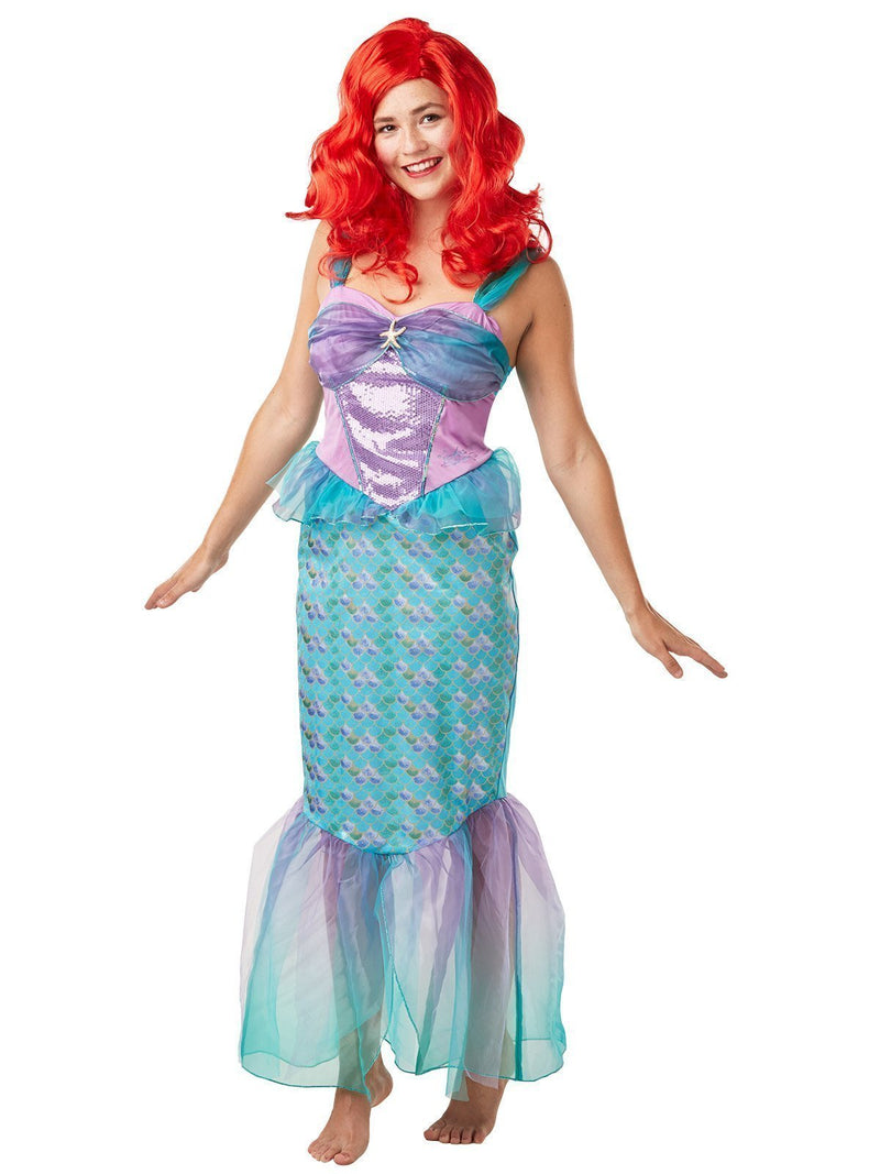 Ariel Deluxe Costume for Adults - Disney The Little Mermaid | Costume ...