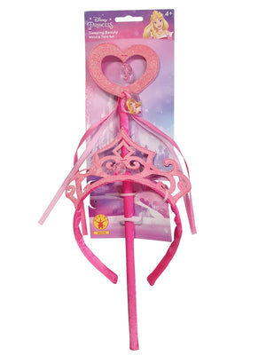 Buy Aurora Ultimate Princess Wand & Tiara Accessory Bundle for Kids - Disney Sleeping Beauty from Costume World