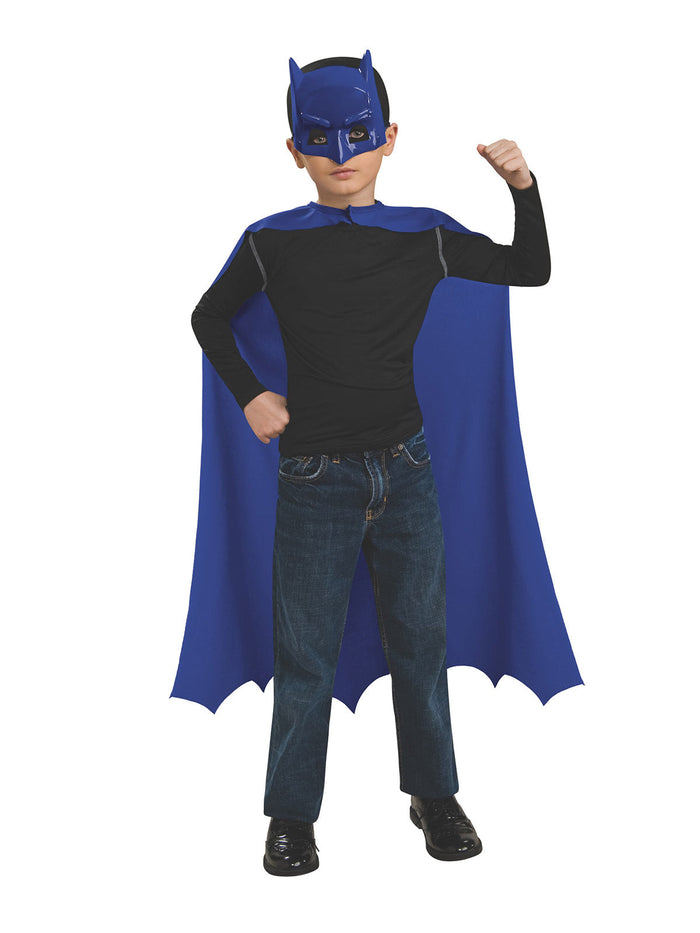 Batman Cape and Mask Set for Kids - Warner Bros Batman: Brave and Bold