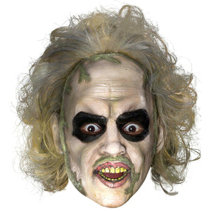 Buy Beetlejuice 3/4 Vinyl Mask with Hair for Adults - Warner Bros Beetlejuice from Costume World