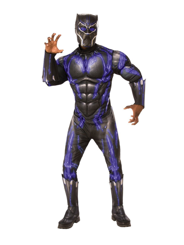 Black Panther Deluxe Battle Costume for Adults - Marvel Black Panther