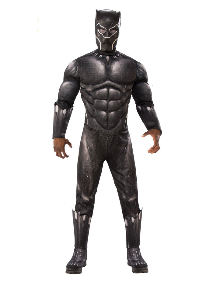 Black Panther Deluxe Costume for Adults - Marvel Black Panther