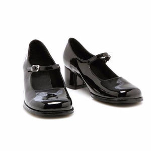 Buy Black Patent Maryjane Heel Shoe for Kids from Costume World