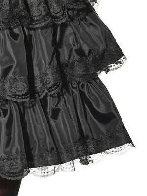 Buy Black Ruffle Adult Skirt from Costume World