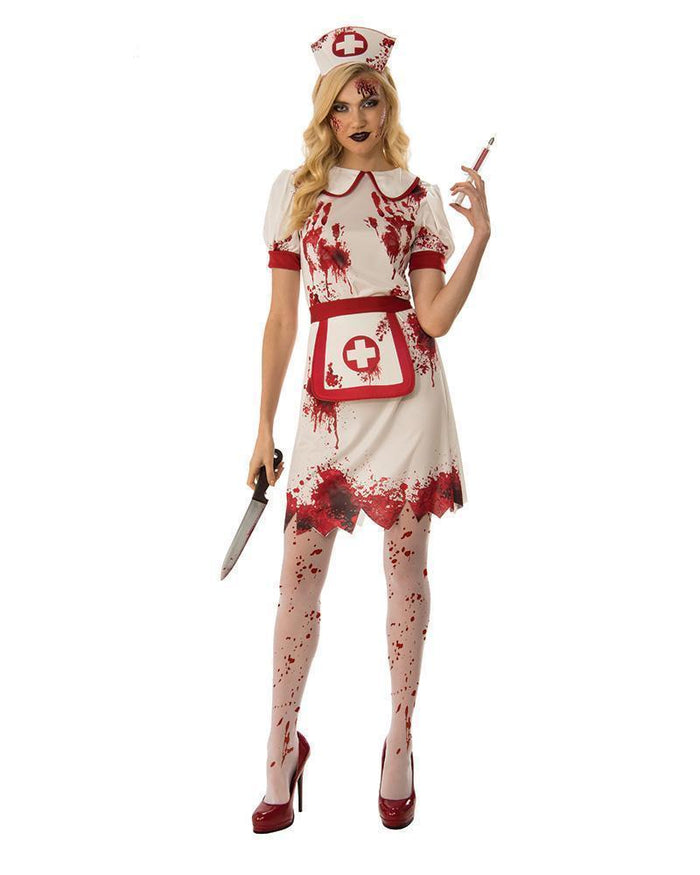 Bloody Nurse Costume for Adults