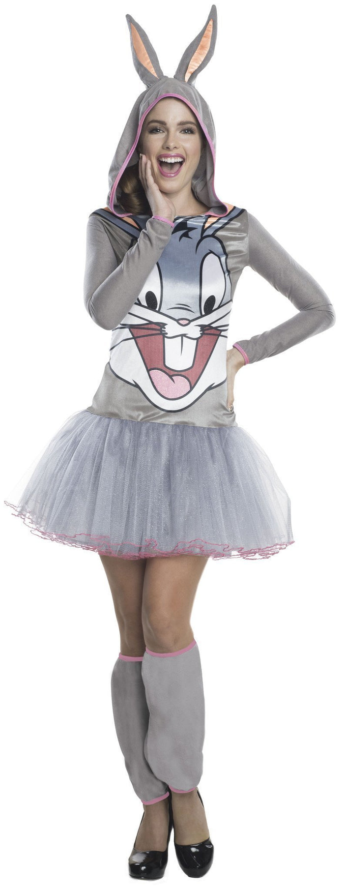 Bugs Bunny Hooded Tutu Costume for Adults - Warner Bros Looney Tunes