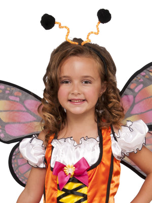 Buy Butterfly Glittery Orange Costume for Kids from Costume World