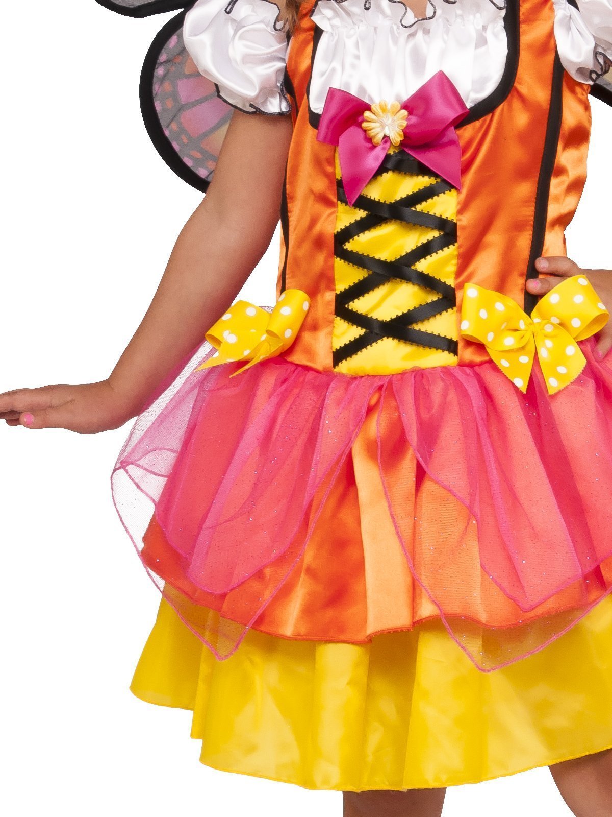 Butterfly Glittery Orange Costume for Kids | Costume World NZ