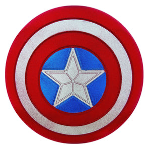 Buy Captain America 12" Glitter Shield - Marvel Avengers from Costume World