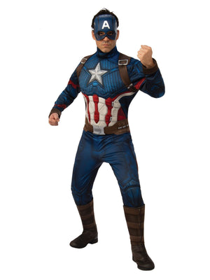 Buy Captain America Deluxe Costume for Adults - Marvel Avengers from Costume World