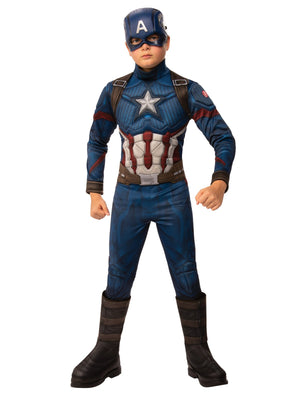 Buy Captain America Deluxe Costume for Kids - Marvel Avengers: Endgame from Costume World