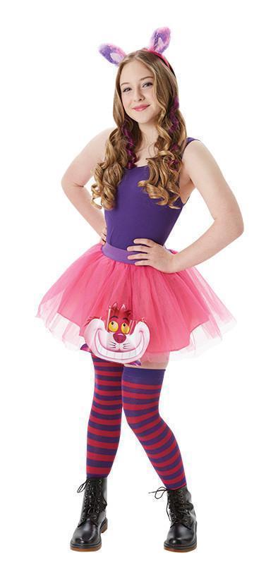 Cheshire Cat Tutu & Ears Set for Teens - Disney Alice in Wonderland