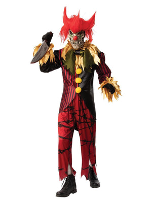 Buy Crazy Clown Costume for Adults from Costume World