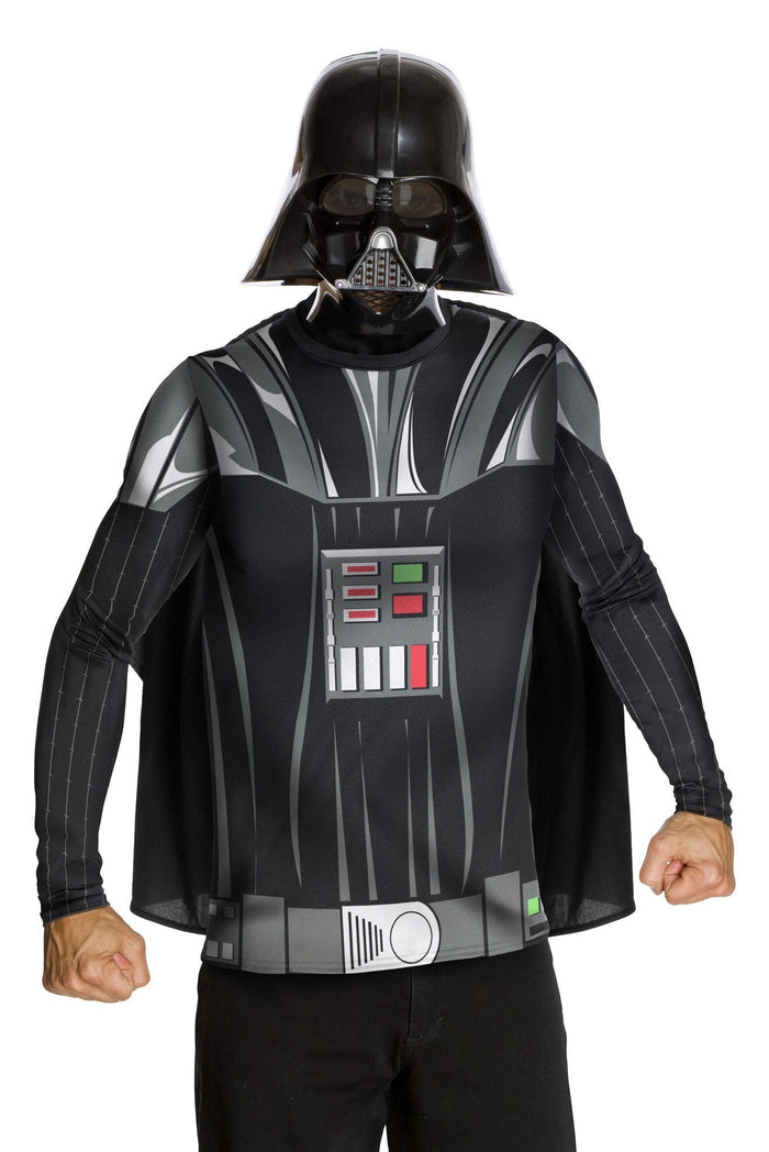Darth Vader Costume Top & Mask Set for Adults - Disney Star Wars