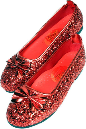 Buy Dorothy Red Glitter Deluxe Shoes for Kids - Warner Bros The Wizard of Oz from Costume World