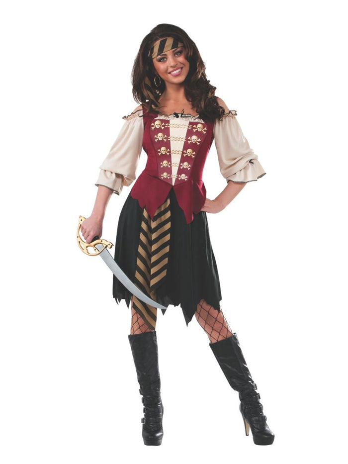 Elegant Pirate Costume for Adults
