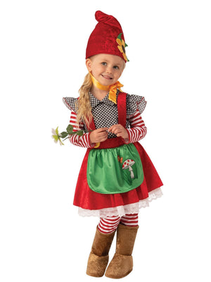 Buy Garden Gnome Girl Costume for Toddlers & Kids from Costume World