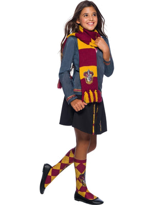 Buy Gryffindor Deluxe Scarf for Kids - Warner Bros Harry Potter from Costume World