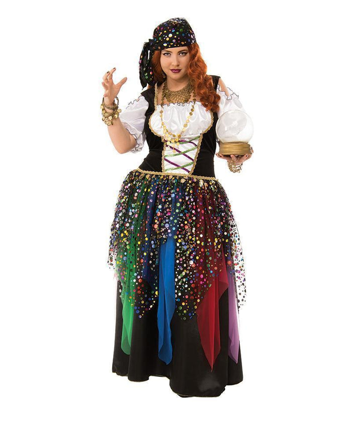 Gypsy Lady Plus Size Costume for Adults