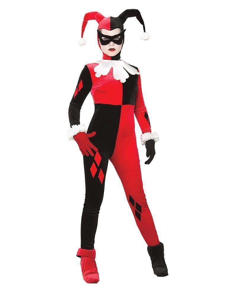 Harley Quinn Comic Book Costume for Adults DC Comics