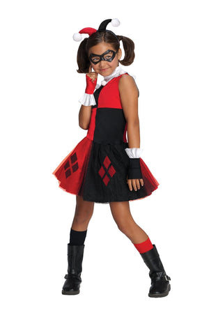 Buy Harley Quinn Tutu Costume for Kids - Warner Bros DC Comics from Costume World