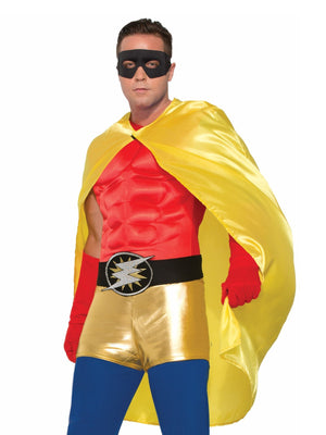 Buy Hero Cape Yellow for Adults from Costume World