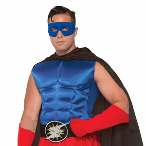 Buy Hero Muscle Chest Blue for Adults from Costume World