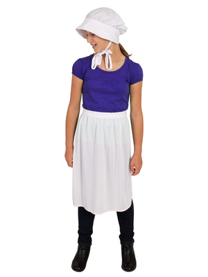 Buy Historical Bonnet & Apron Set for Kids from Costume World