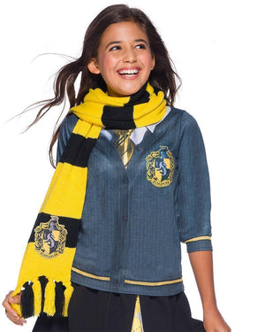 Buy Hufflepuff Deluxe Scarf for Kids - Warner Bros Harry Potter from Costume World